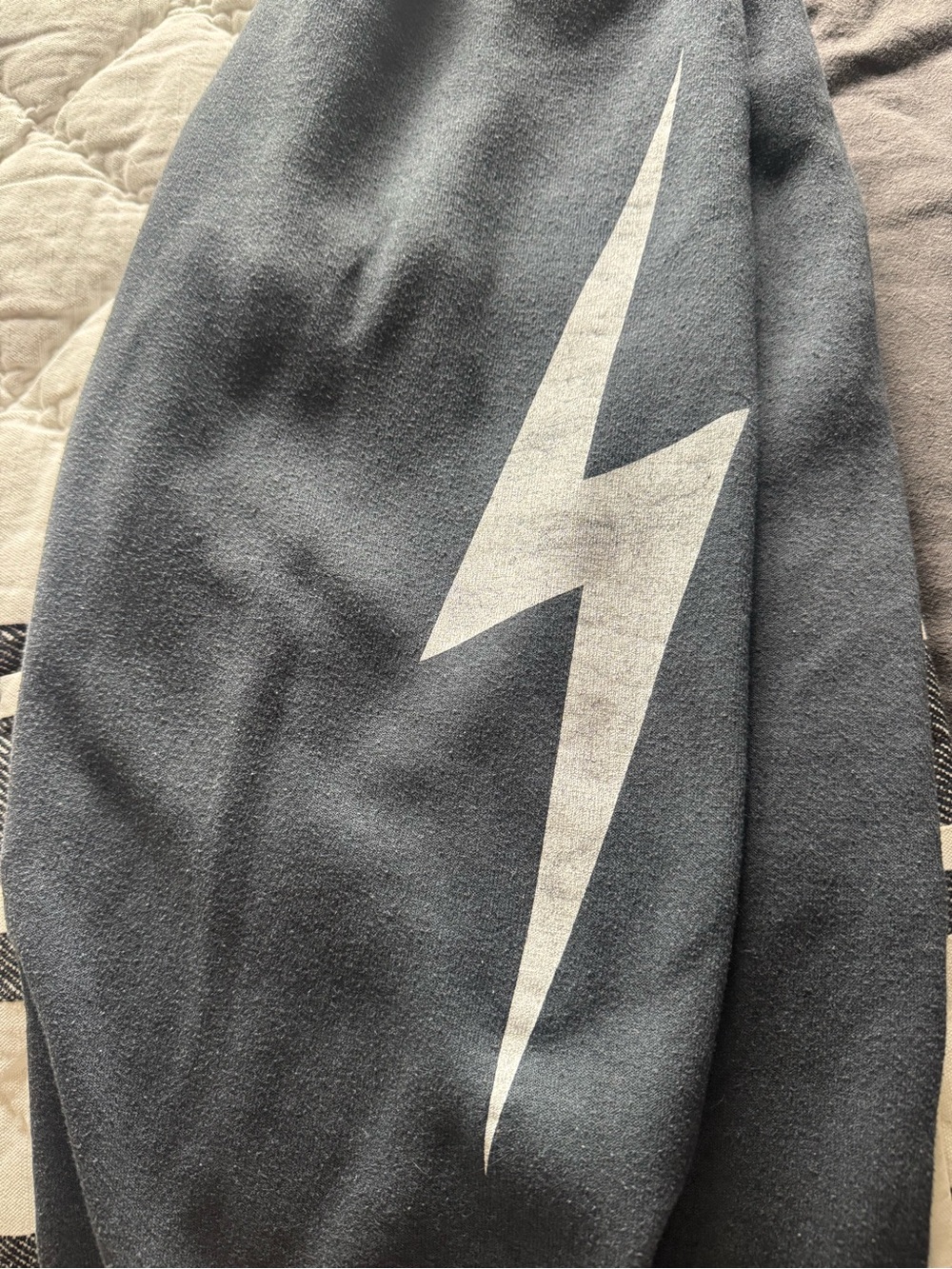 Aviator Nation Bolt Sweatpants in Charcoal size Medium - Picture 4 of 7